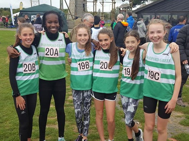 Essex CC Relays 2017 U13 Girls teams